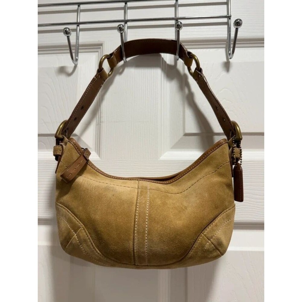 Vintage Coach Mini Suede SoHo Hobo
